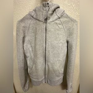 Lululemon scuba full zip hoodie in heathered gray